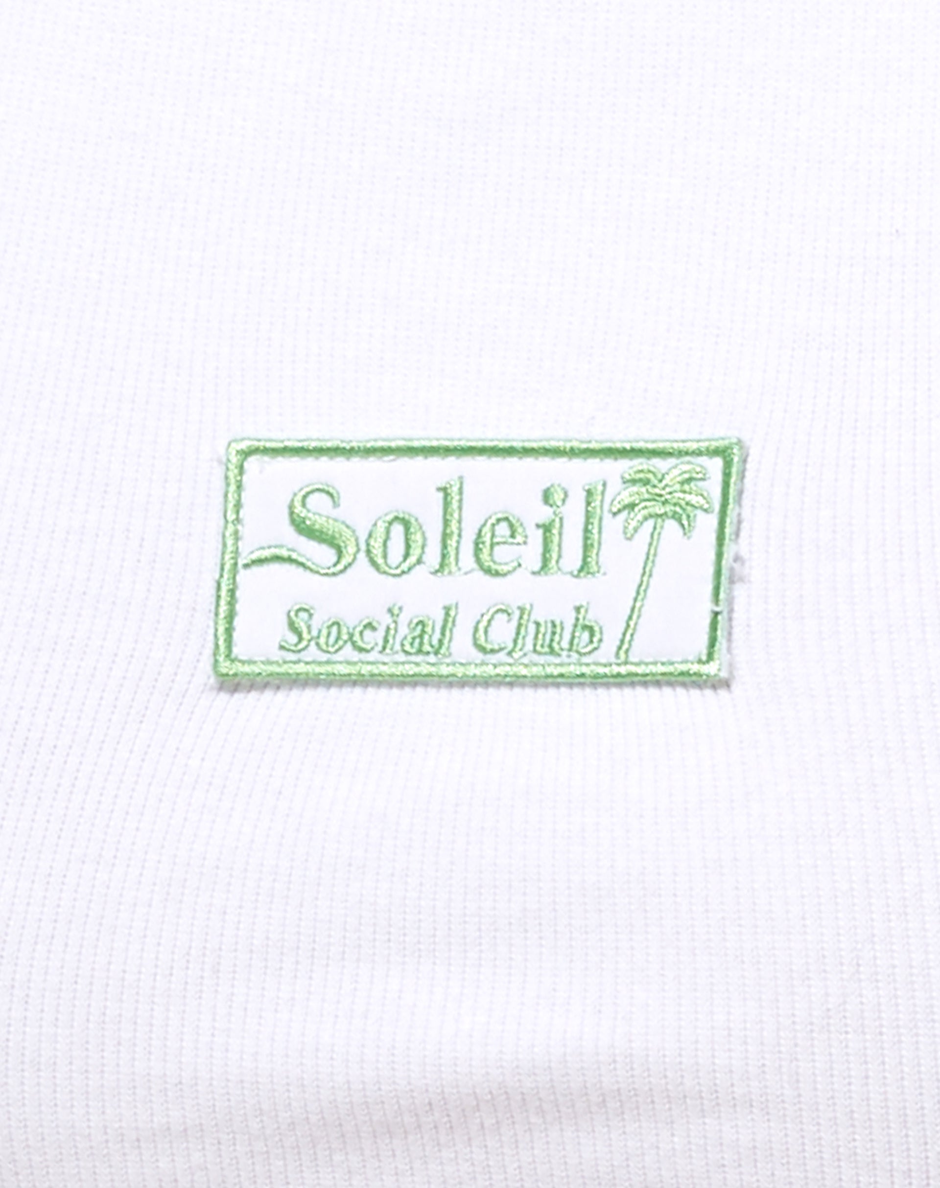 Caeva Crop Top in Rib White Soleil Label Embro